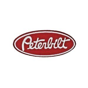 Peterbilt Trucks Red 4in Embroidered Sew / Iron-on Patch